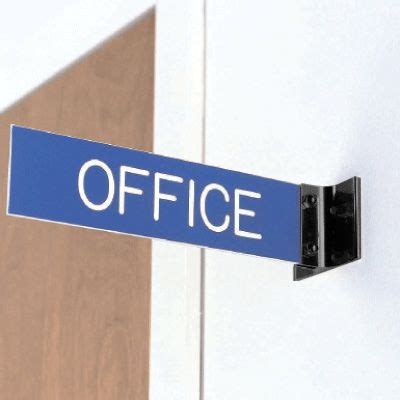 metal wall brackets for corridor signs|wall mounted hanging sign holders.